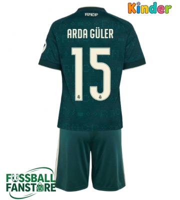 Real Madrid Arda Guler #15 Replik Auswärtstrikot Kinder 2026-27 Kurzarm (+ Kurze Hosen)